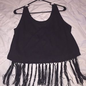 Fringe tank top